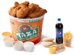 "Satisfy your cravings with Taza's mouth-watering fast food options! From juicy burgers to crispy fries and refreshing beverages, our menu has something for everyone. Indulge in the deliciousness of our fast food, made with only the freshest ingredients, and order now for a quick and satisfying meal on-the-go!"